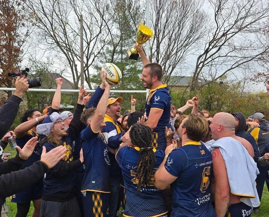 South Pitt Rugby celebrating a championship